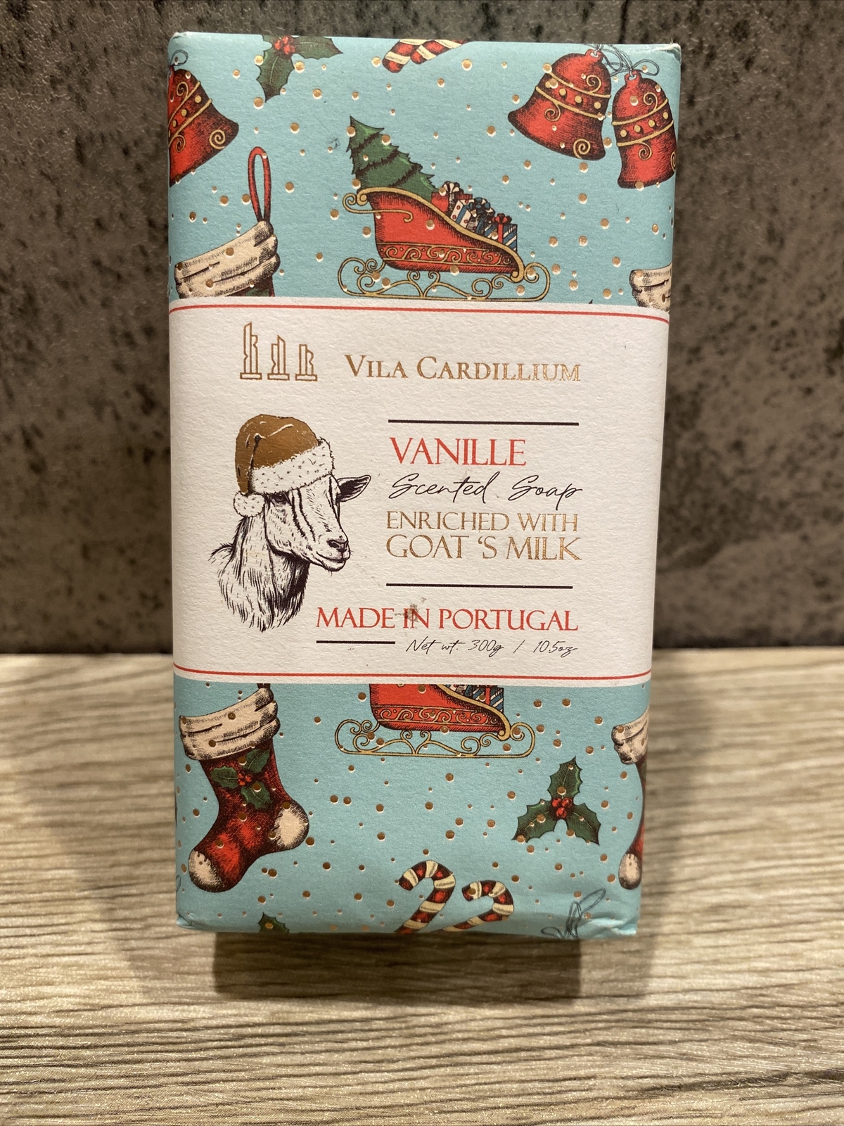 Vila Cardillium Vanilla Scented Goat’s Milk Bar Soap Made In Portugal 10.5 Oz