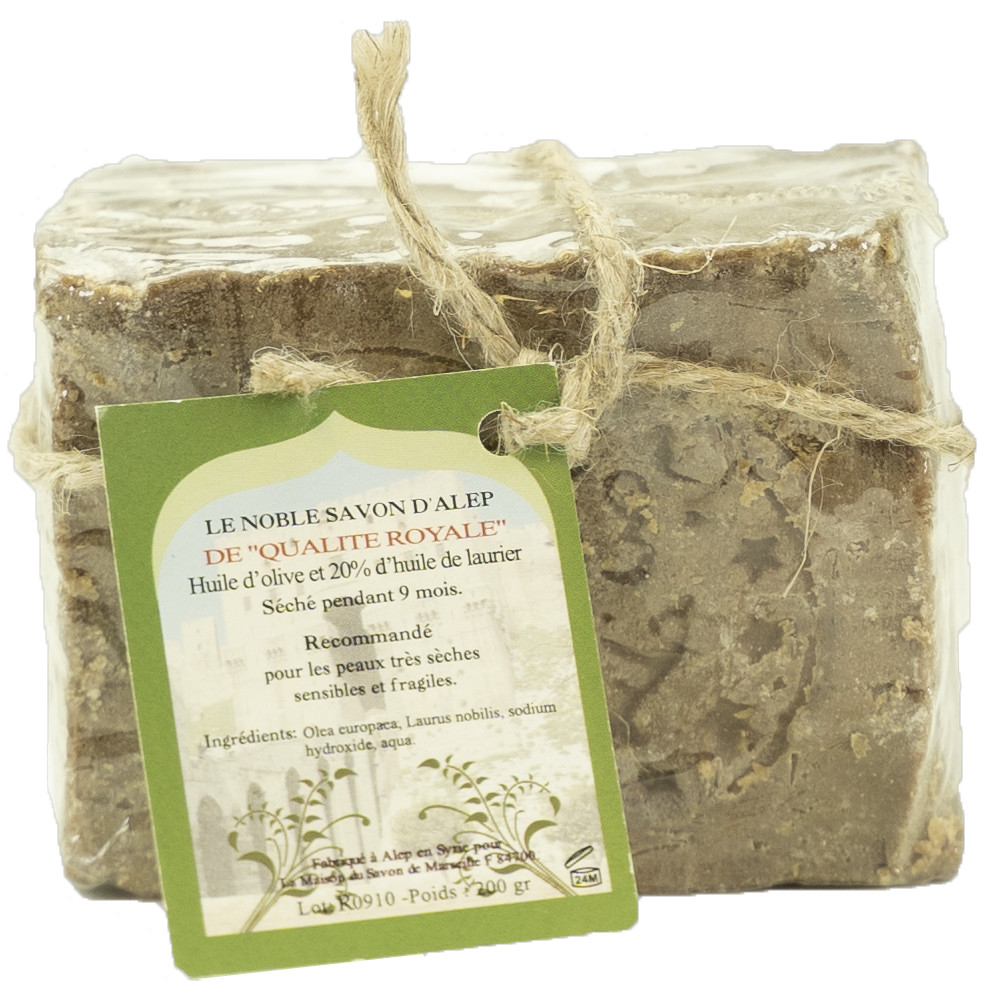 La Maison Alep Derm 20% Quality Royal with Olive and Bay Leaf Oil – 200 grams