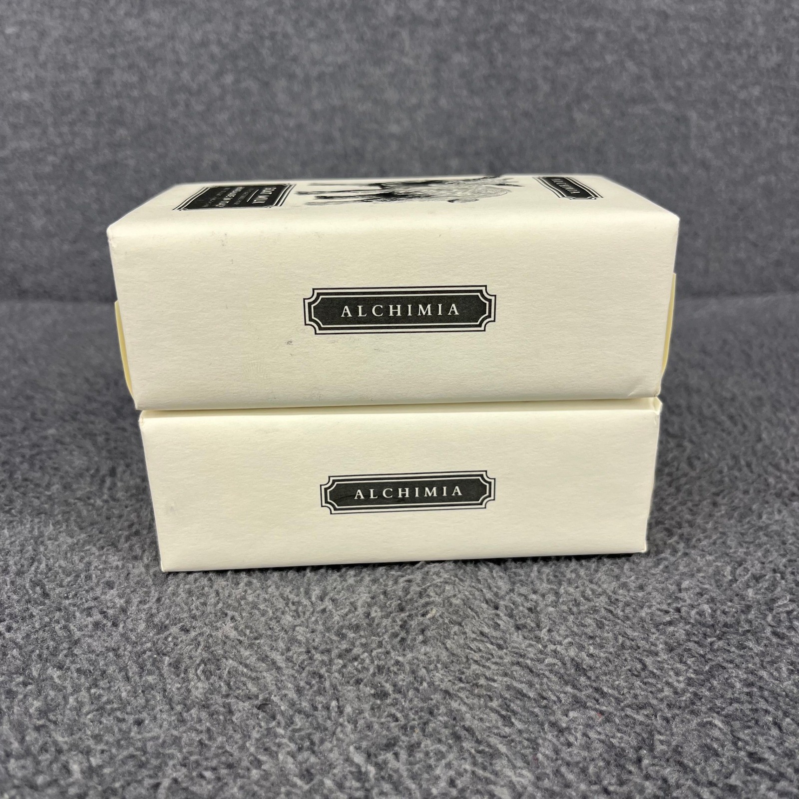 2x Alchimia Goat Milk Soap Unisex Cream Handmade Italy Vegetable Bar 10.5 oz