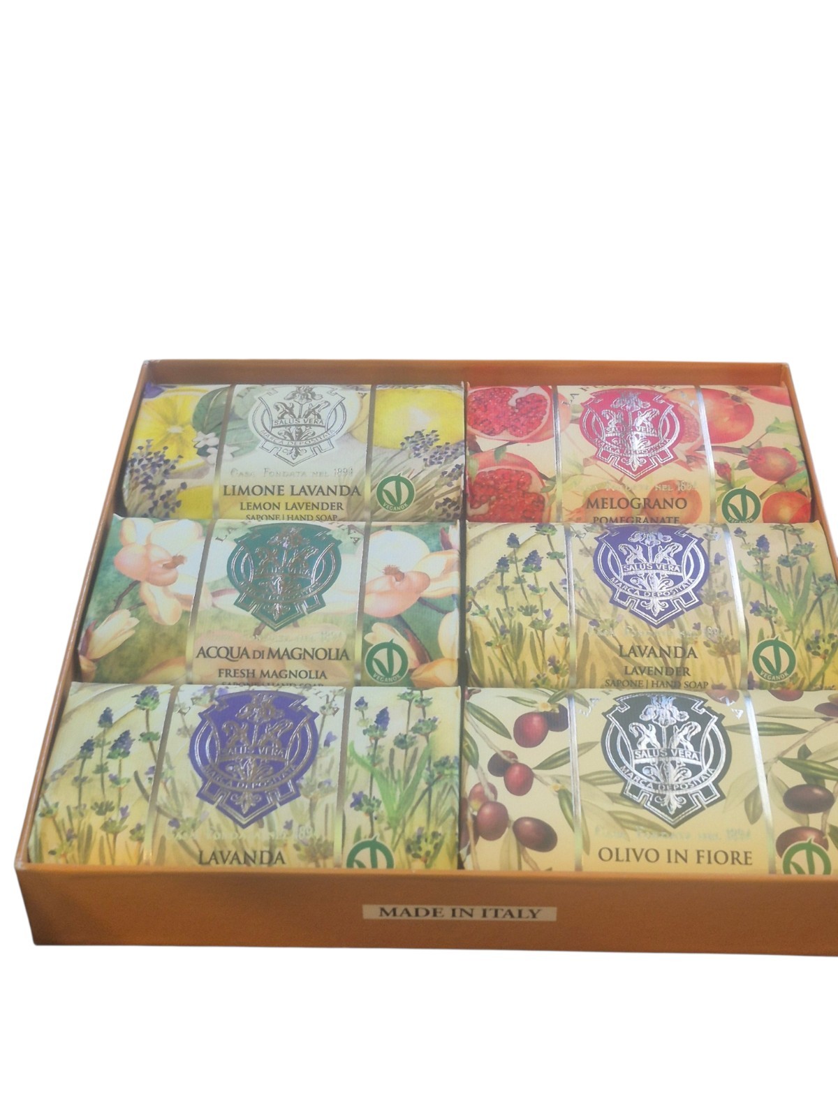 La Florentina Bar Soap Set Shea butter Olive Oil Natural Extract