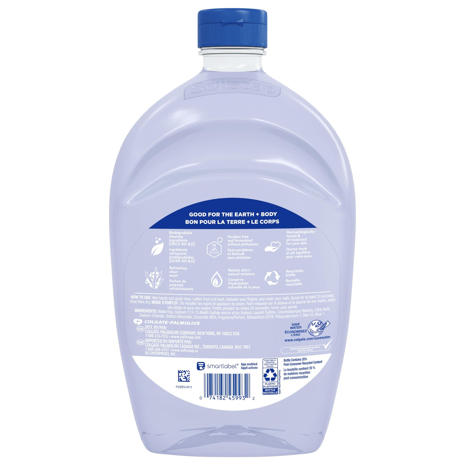 Softsoap Aquarium Liquid Hand Soap, Kitchen and 50 Fl Oz (Pack of 2), Azul
