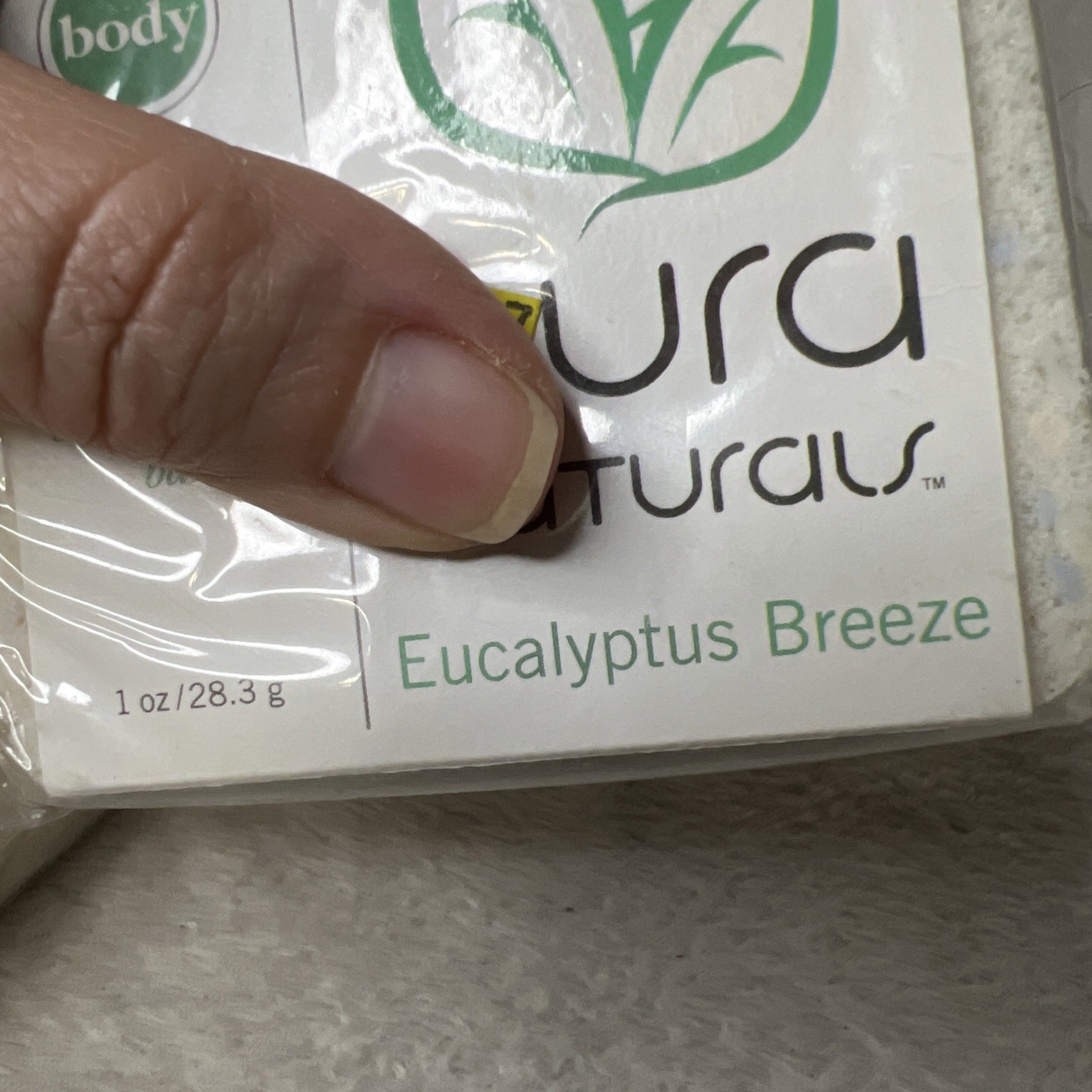 Lot 4 Pura Naturals Lavender Mist Soap-Infused Bar Citrus Splash Eucalyptus Bree