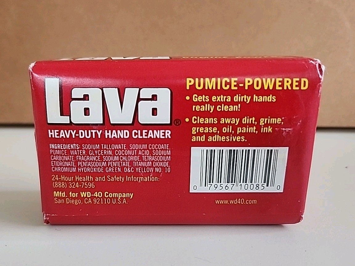 Lava Heavy-Duty Hand Cleaner Bar Soap With Moisturizers 5.75 Oz pumice – Powered