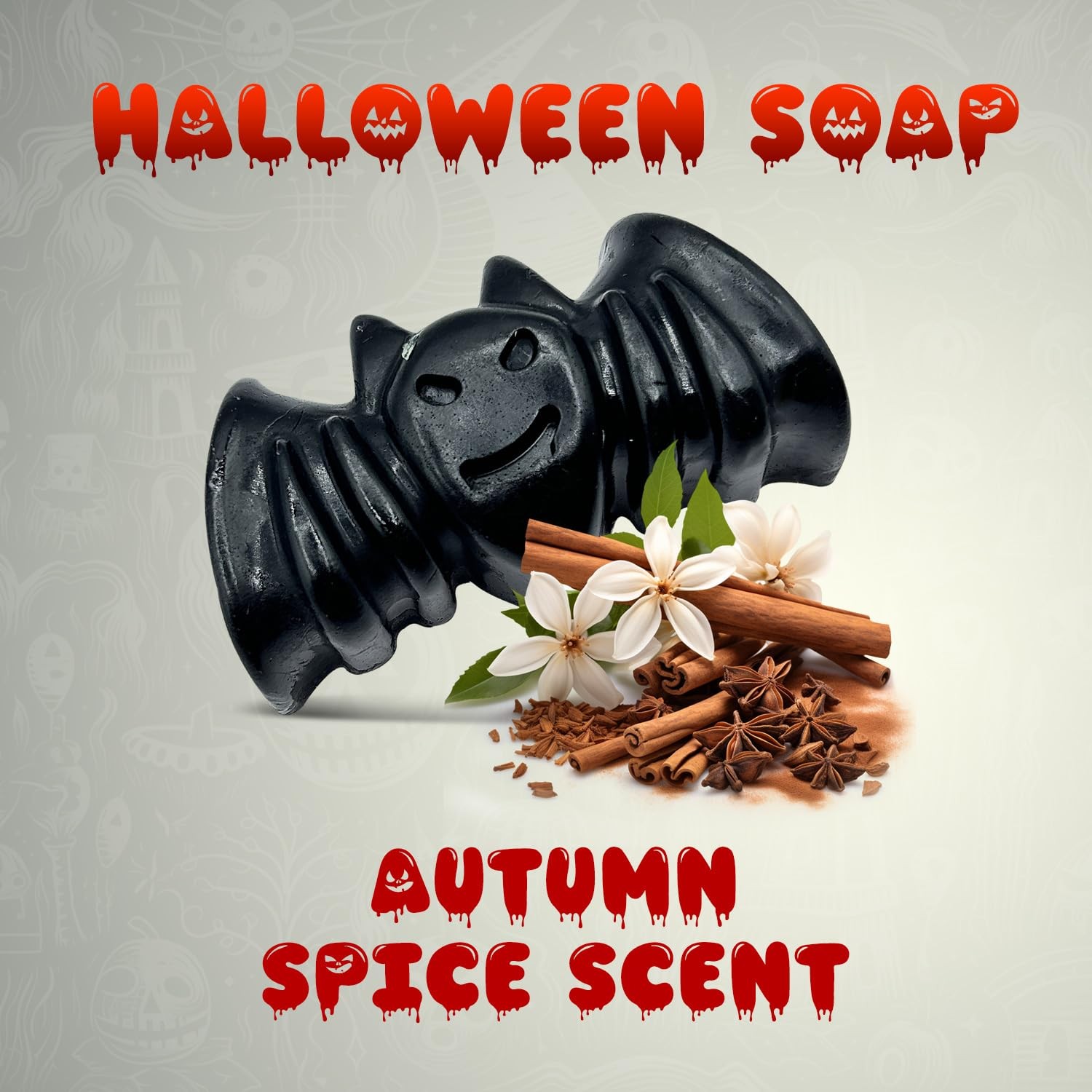 Relaxcation Halloween Soap Bar – Autumn Gift Set for 12 Ounce (Pack of 1)
