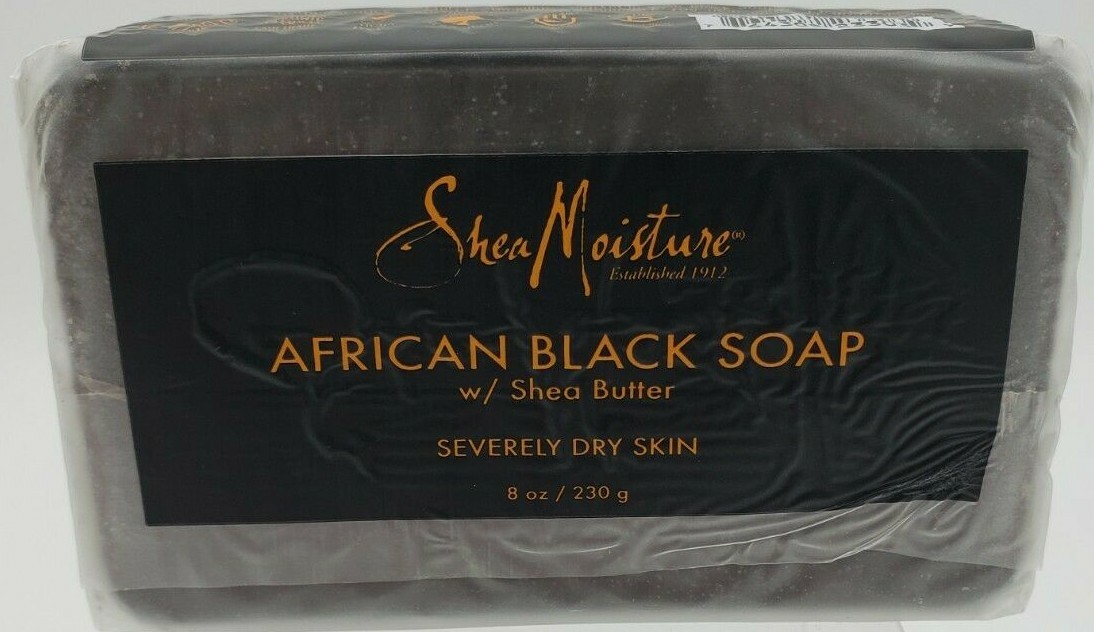 Bar Soap Shea Moisture African Black Bath Bar for Severely Dry Skin and Eczema