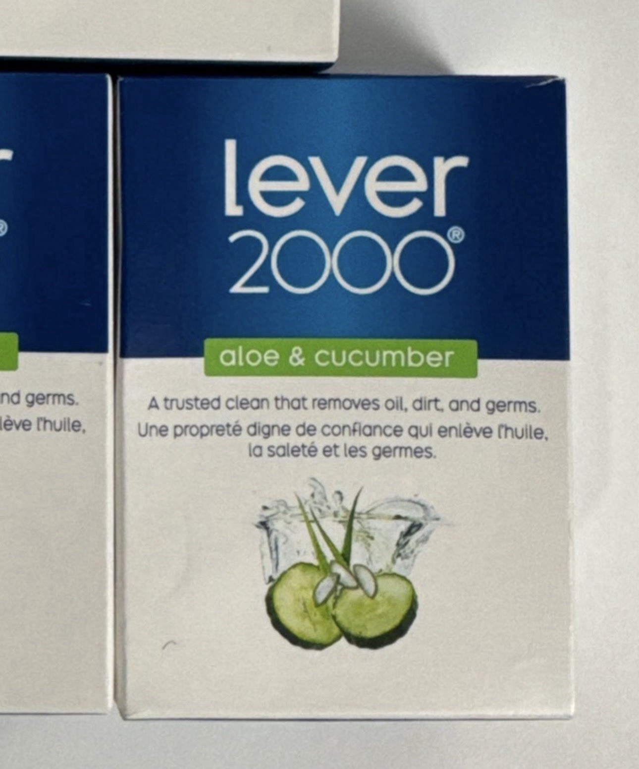 Lever 2000 Aloe & Cucumber Bar Soap 3.75oz Lot of 5 Bars NEW UNOPENED