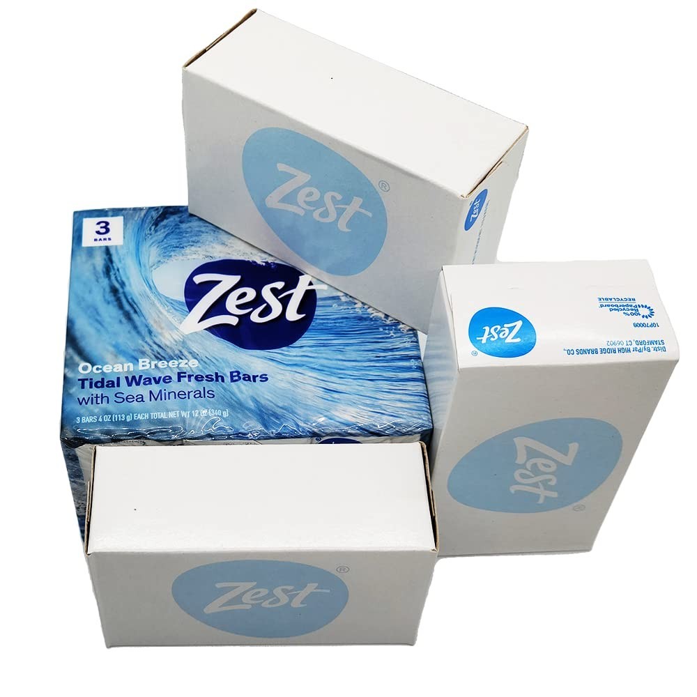 Ocean Breeze Bar Soap Trio – 12 oz, Gentle Smoothening for All Skin Types