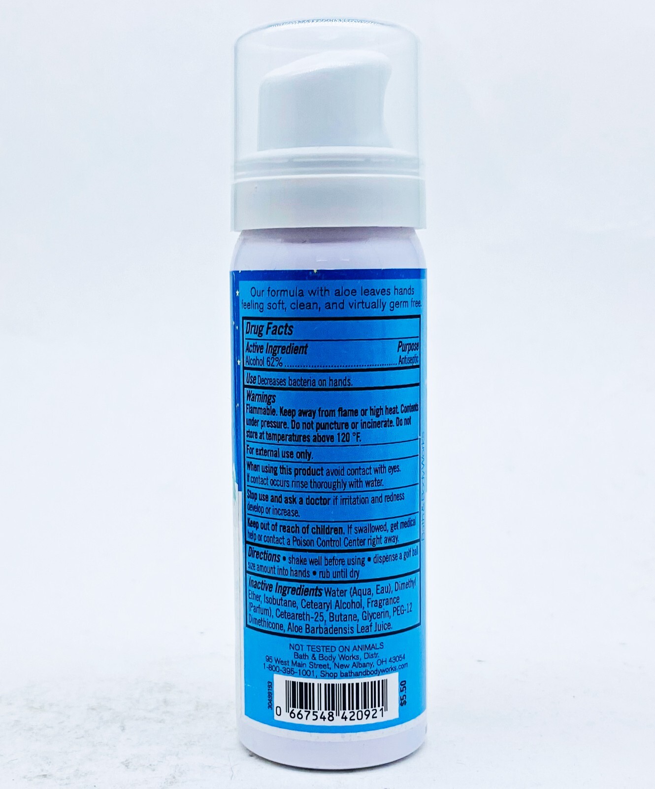 5 Bath Body Works MAGIC IN THE AIR Antibac Foaming Mousse Hand Sanitizer 1.8 oz
