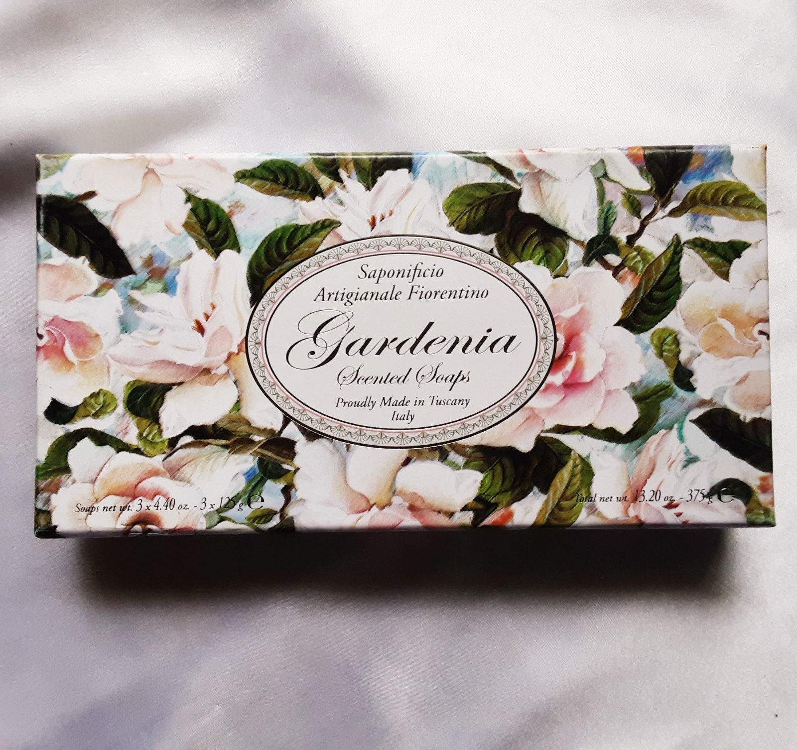 Saponificio Artigianale Fiorentino Gardenia Soaps 3 x 4.4oz