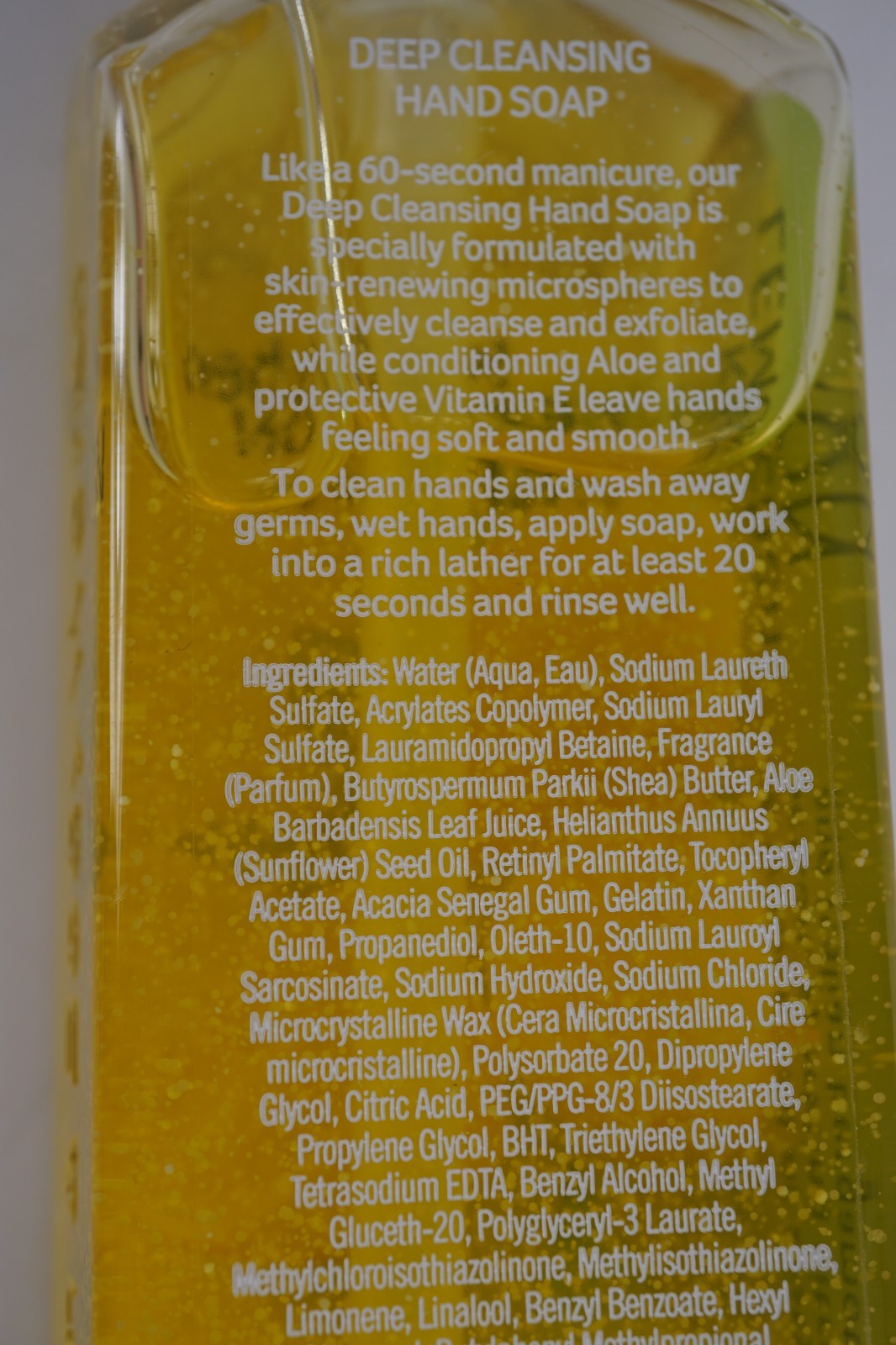 2 BATH & BODY WORKS KITCHEN LEMON DEEP CLEANSING GEL HAND SOAP