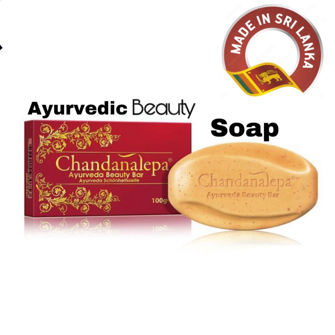 Chandanalepa Ayurveda Beauty Soap Spice Pieces & Scent of Sri Lankan Sandalwood