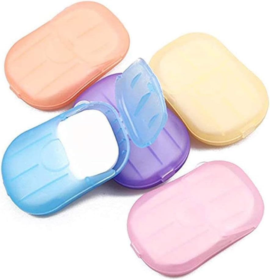 5 Boxes Sheets Colorful Disposable Soap Paper Hand Cleaner Fragrance Mini