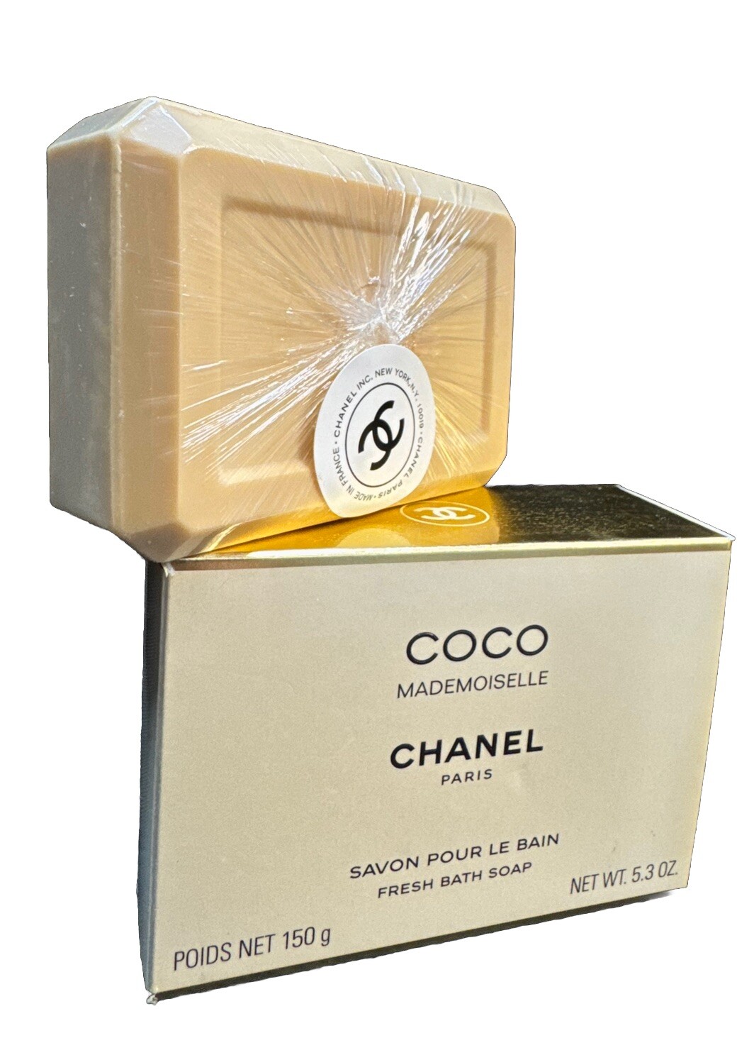 coco mademoiselle fresh bath soap bar 5.3oz chanel