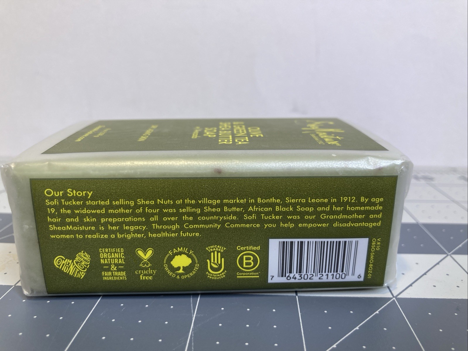 Shea Moisture Olive & Green Tea Shea Butter w Avocado Dry Aging Skin 8 oz
