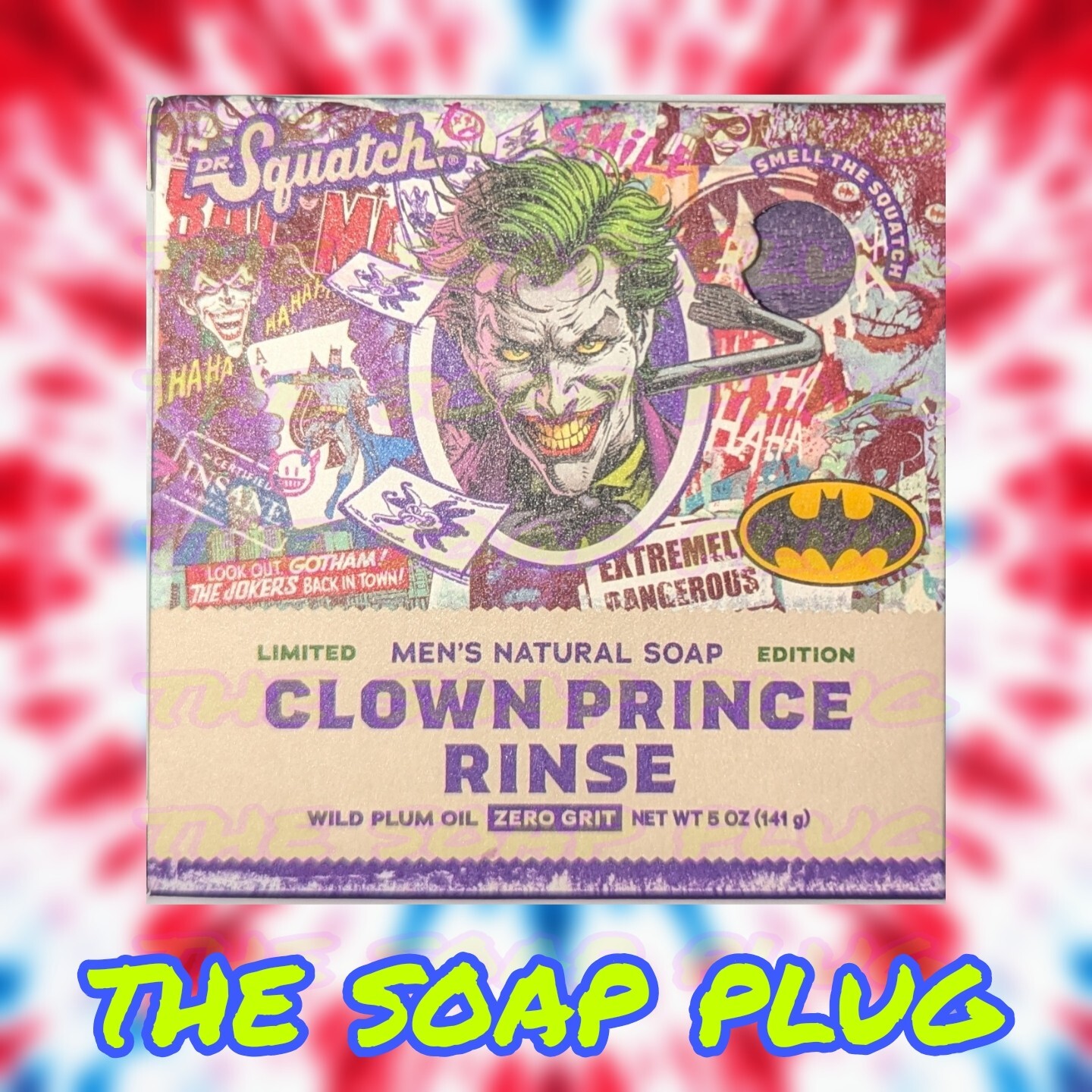 Dr Squatch Clown Prince Rinse| Zero Grit | Made In The USA ⚡🚢FREE SHIPPING🚢⚡