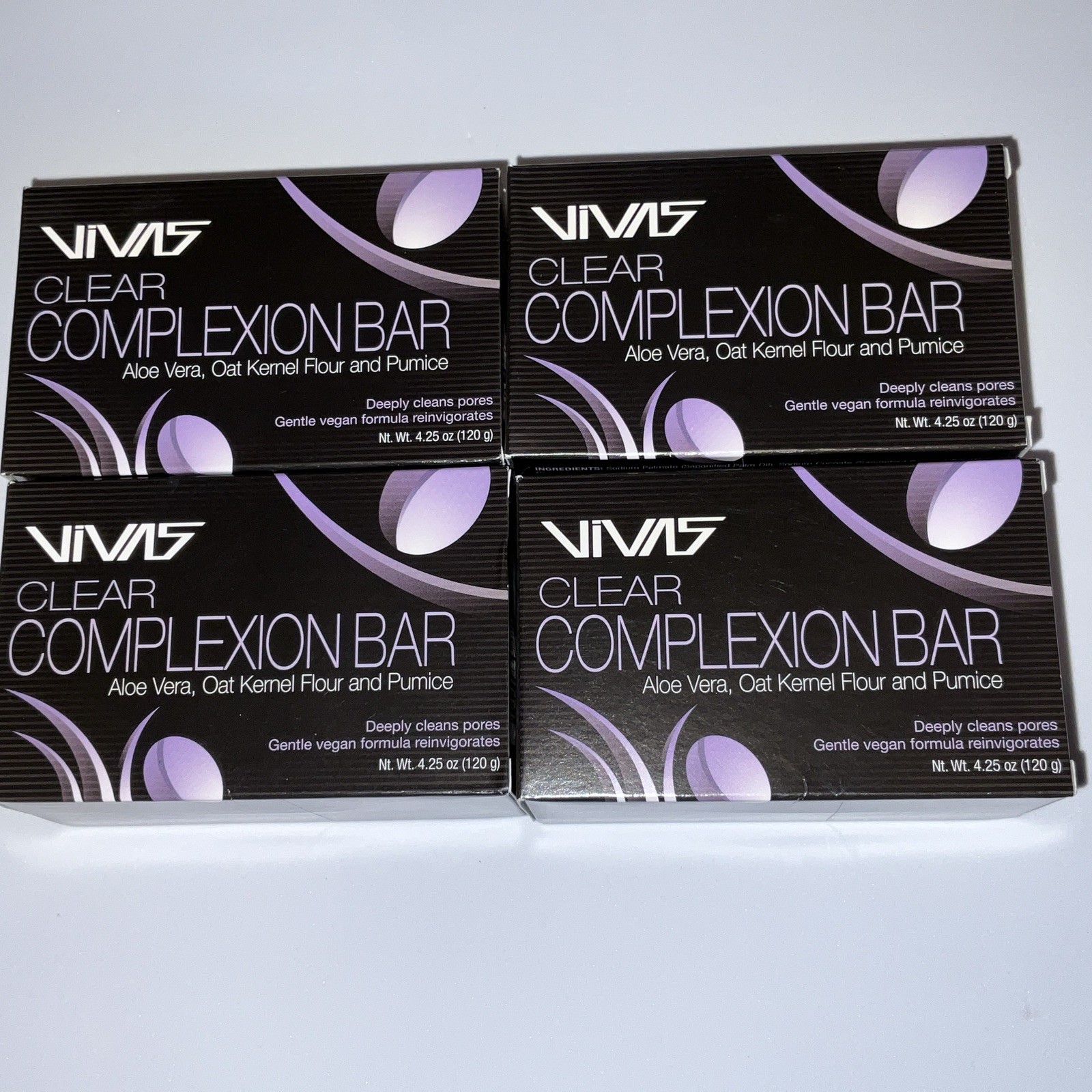 VIVAS Cleaning Bars Face Body Exfoliate New Getting 4 Bars