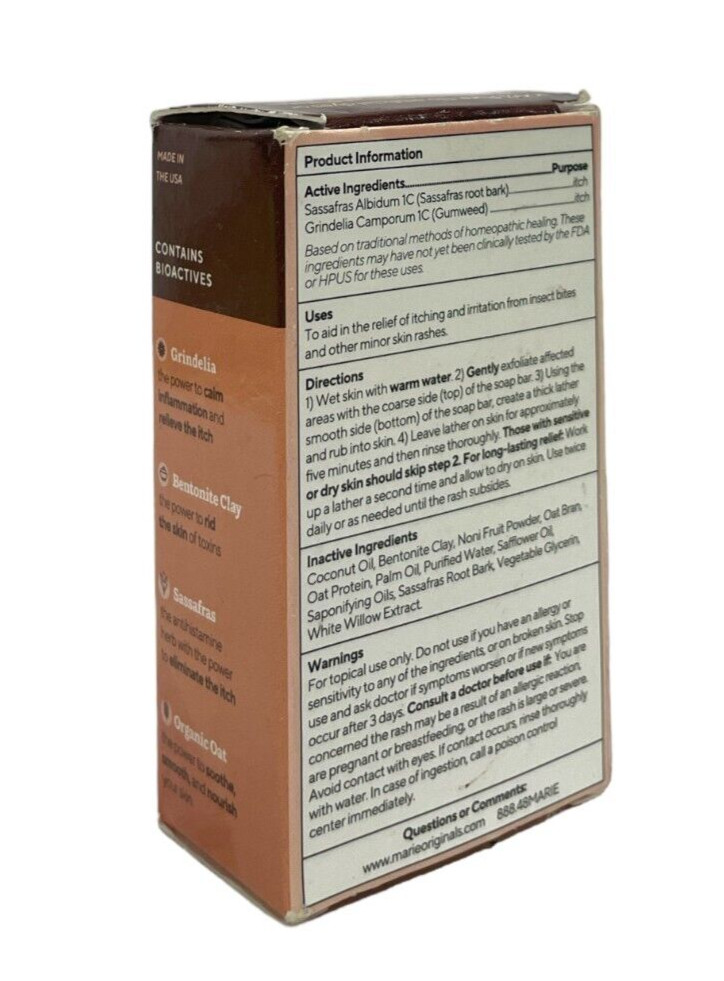 *Marie Originals The Bioactive Combo For Combating Itch & Rash (2.9oz) NEW!