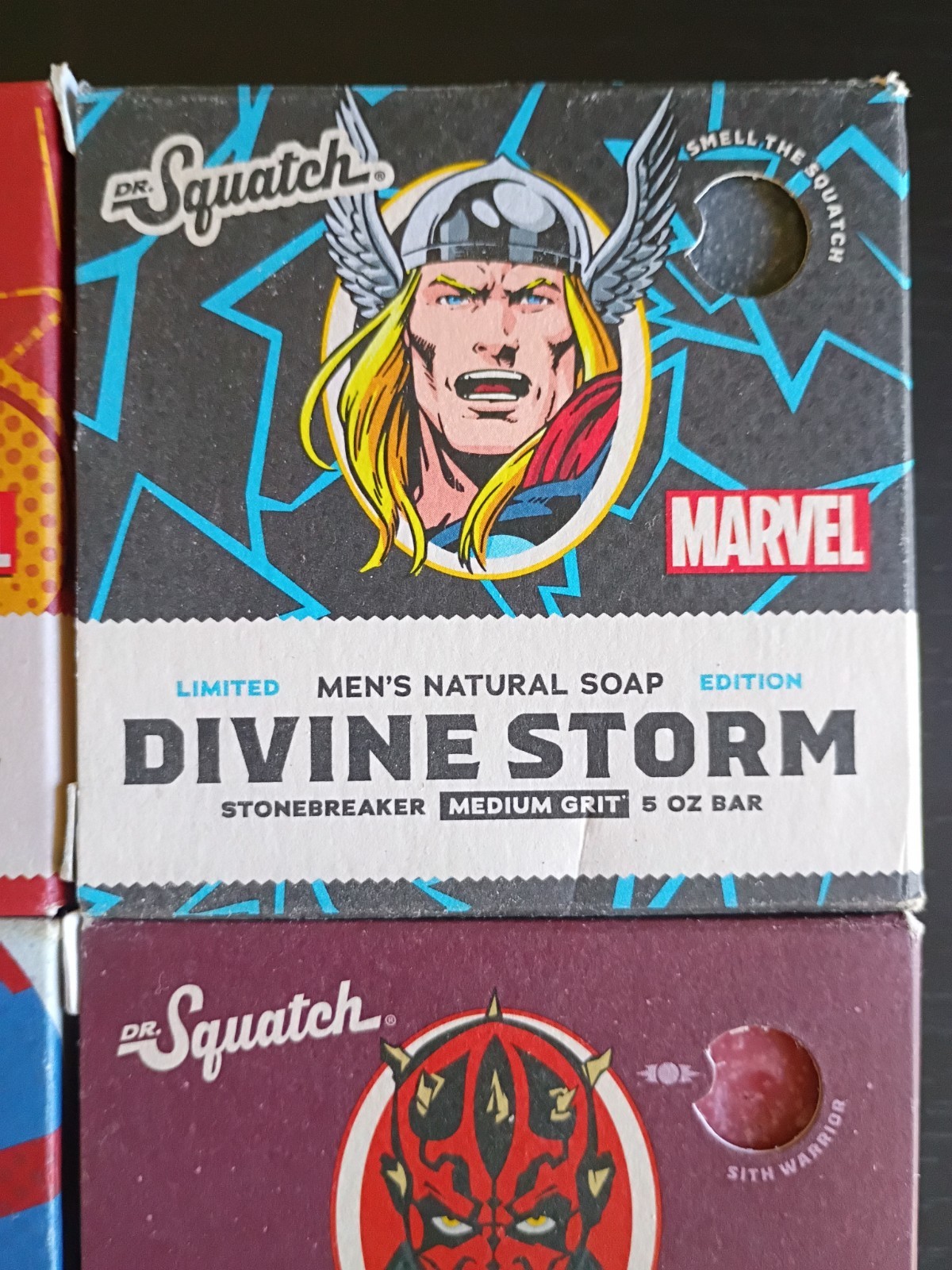 Dr Squatch Soaps: Lot of 4 Limited Edition Marvel & Star Wars Soaps (Brand New)