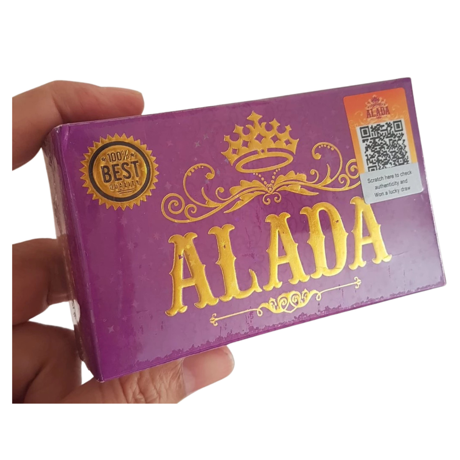 Alada Whitening Soap Natural Extract Face & Body Naturally Brightening 160g