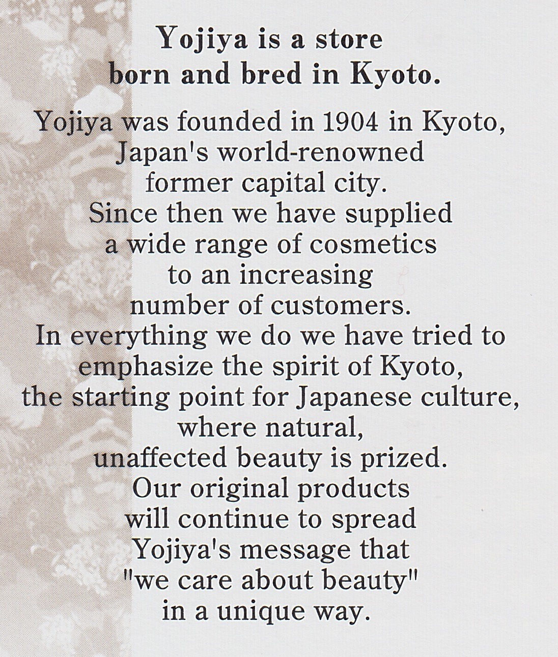 Kyoto Yojiya Natural Vegetable Oil Mild Matured Face Hand Washing Soap 80g