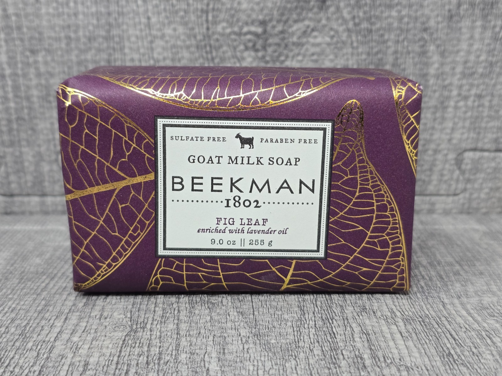 Beekman 1802 Fig Leaf Lavender Oil 9 oz Pure Goat Milk Soap Bar – Lot of 5