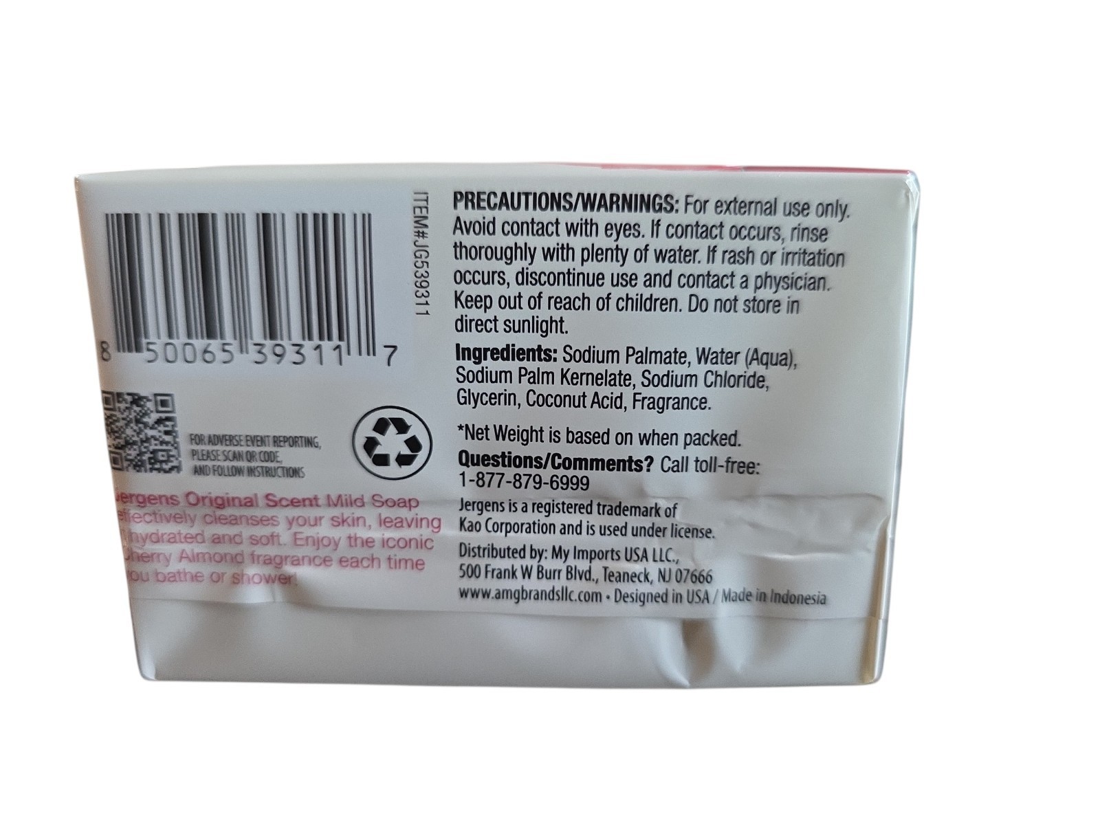 JERGENS Original Scent Cherry Almond 5 packs 10 Total Bars 3 OZ ea Discontinued