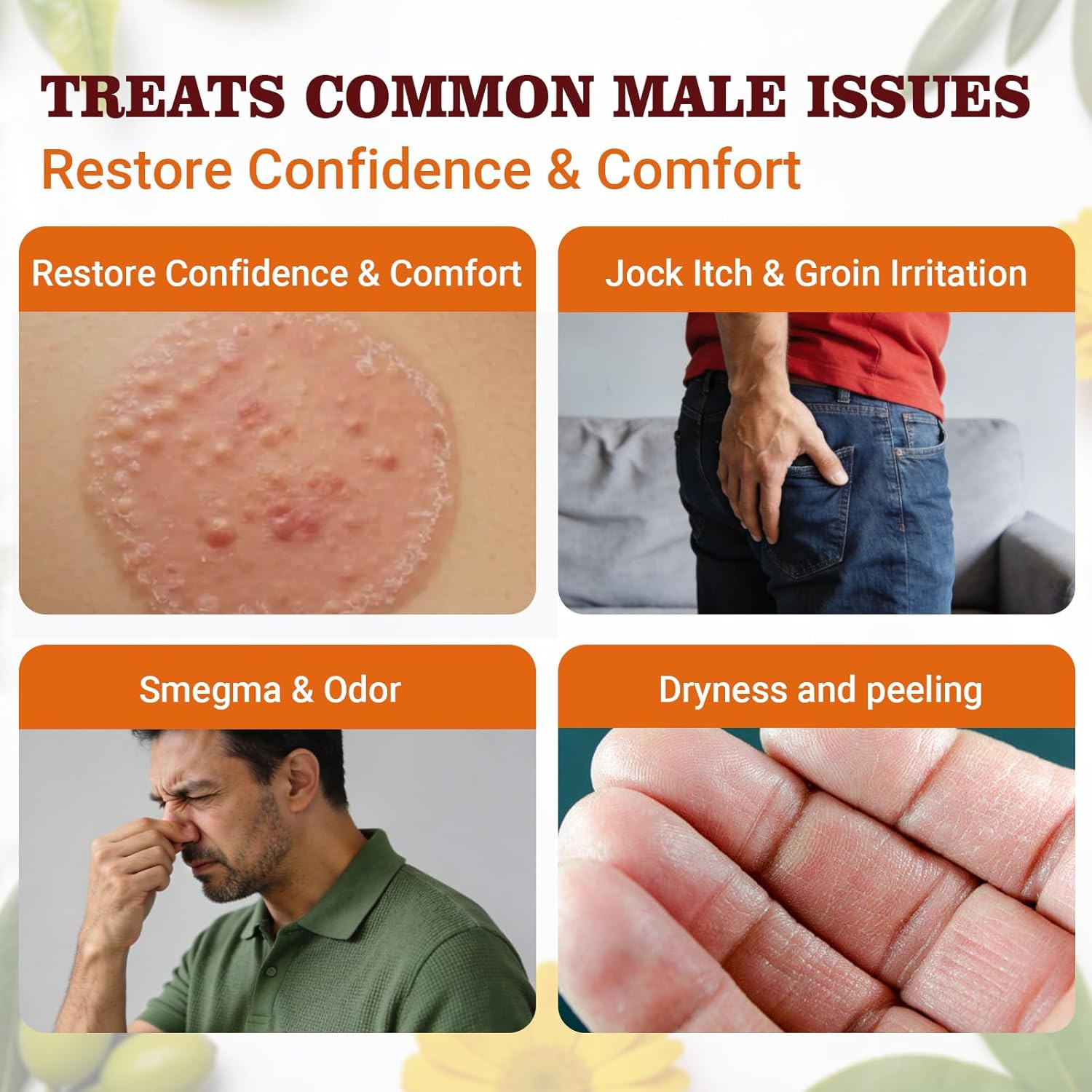 Balanitis Soap & Antifungal Body Wash Bar – Fast Relief from Jock Itch, Redness