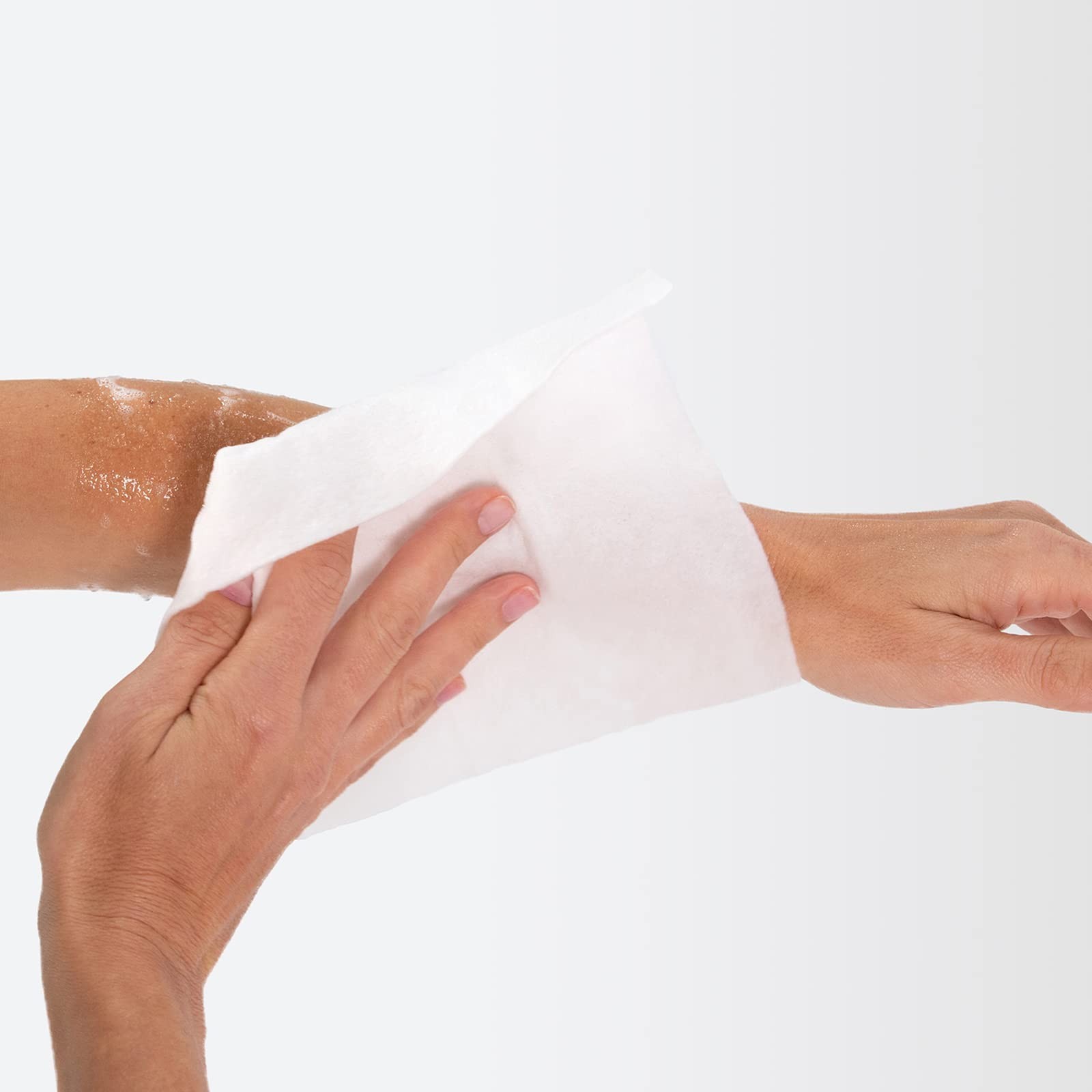 Ultra-Soft Rinse-Free Bath Cleansing Washcloths – 8 Fragrance-Free Wipes