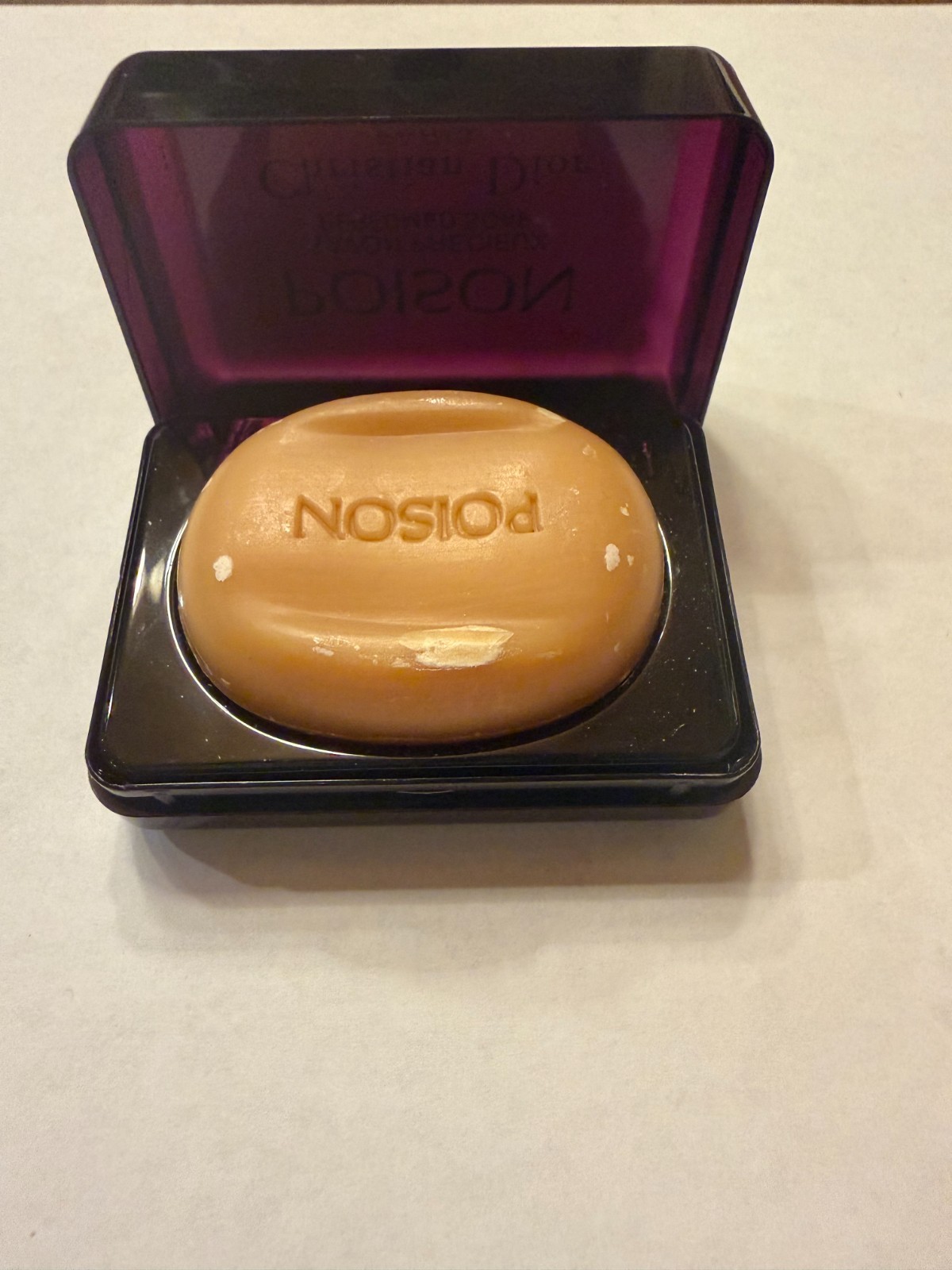 Christian Dior VINTAGE Poison Perfumed Soap Travel Case 25 g / 0.88 oz