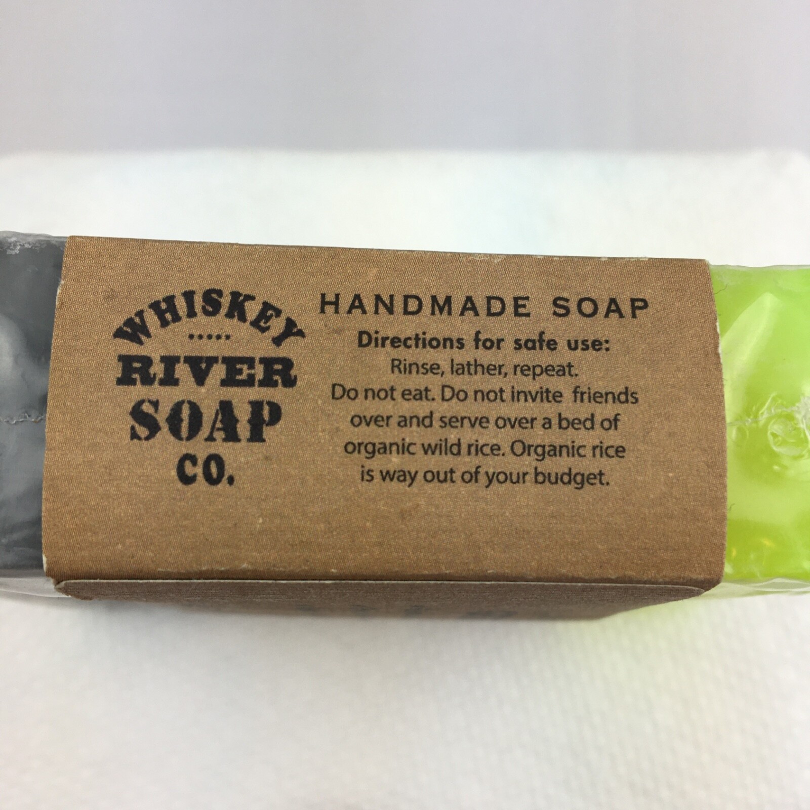 Whiskey River Soap Co Soap for Geeks WiFi Scented 6 Ounce Bar Green Gray