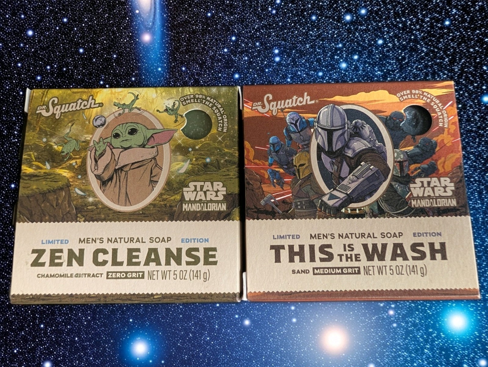 Dr Squatch Star Wars Limited Edition Collectors Box 4 Soap + 2 Mandalorian Soaps