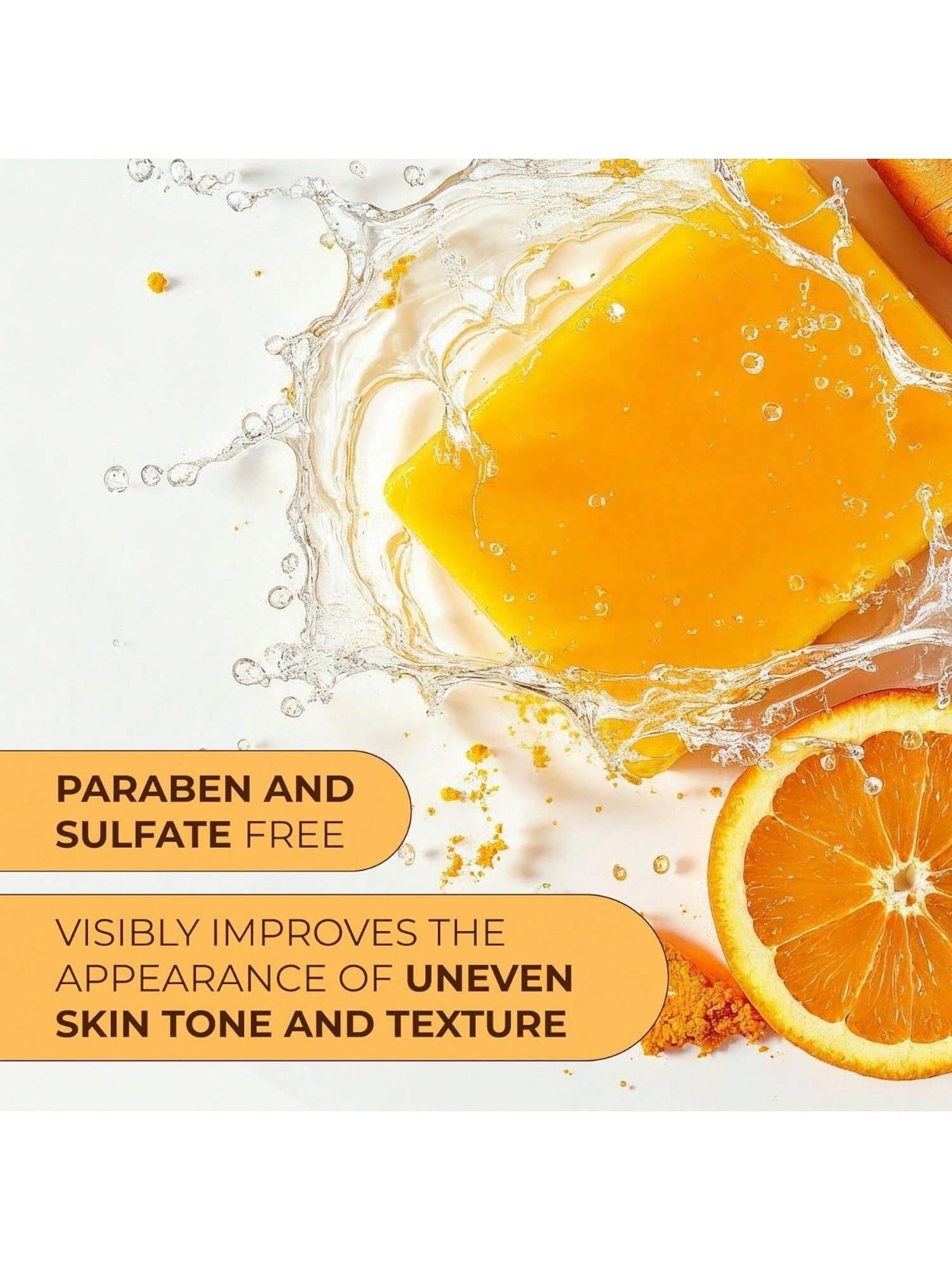 6PC Lemon Turmeric Kojic Acid Soap Dark Spot Whitening Turmer Turmeric Skin