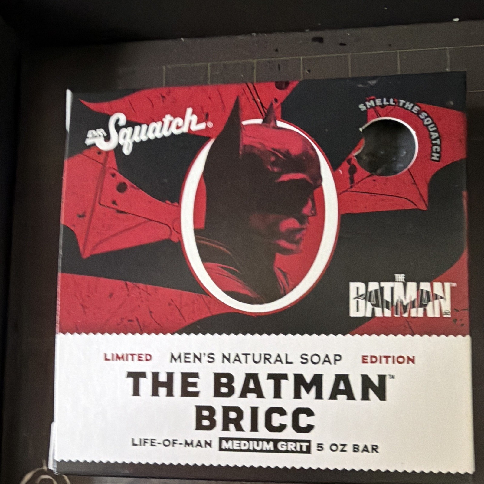 Dr. Squatch Batman Limited Edition All Natural Soap Set Batman & Riddler 5 oz