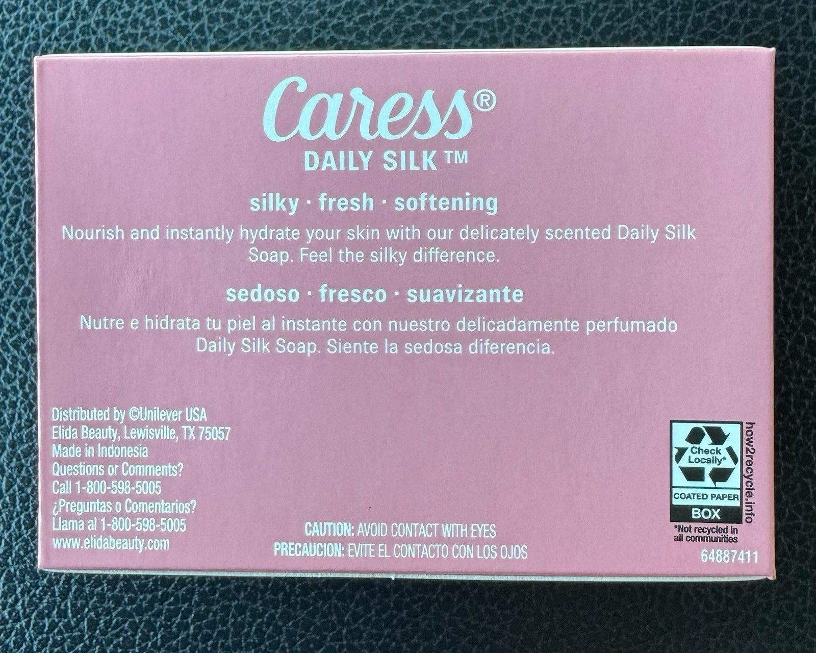 Caress 8 pk Daily Silk Bar Soap White Peach & Orange Blossom Floral Oil Essence