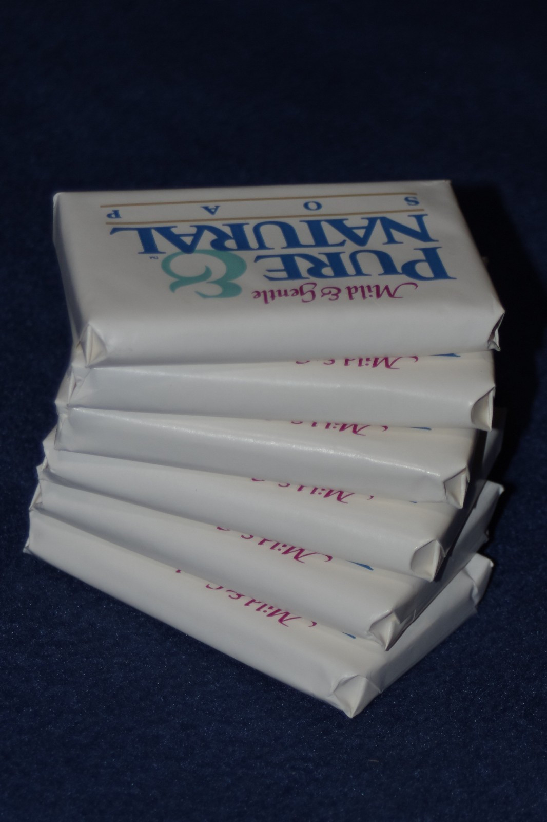 Vintage Pure & Natural Soap Travel Size Pack of 6 Dial USA NIP New Mild Gentle