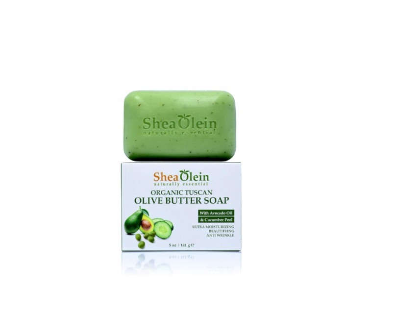 Shea Olein Organic Tuscan Olive Butter Soap w/Avocado Oil & Cucumber Peel