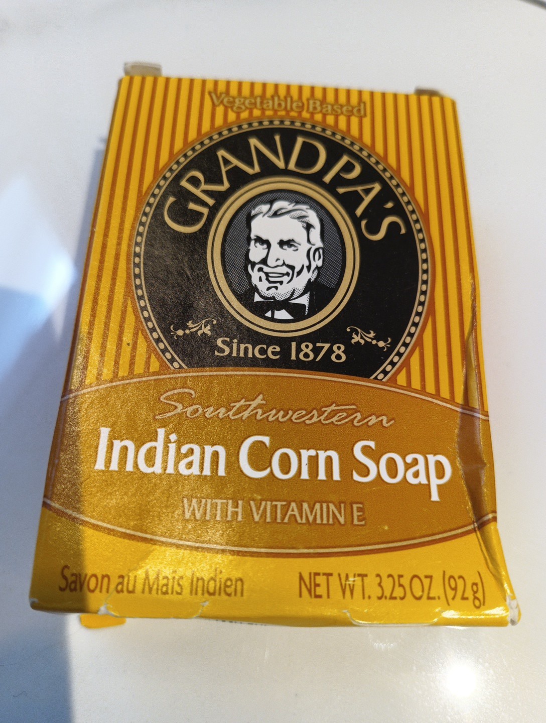 Grandpa’s Vegetable Based Soap 3.25 oz. Southwestern Indian Corn Soap