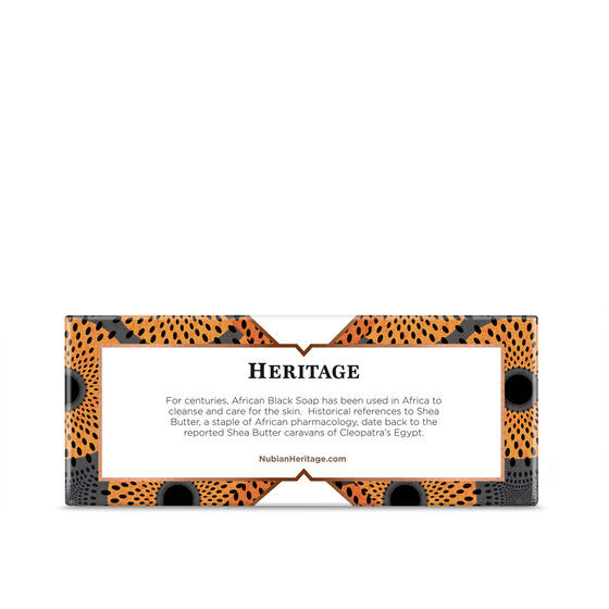 Nubian Heritage – Detoxifying & Balancing African Black Soap Bar – 5 oz.