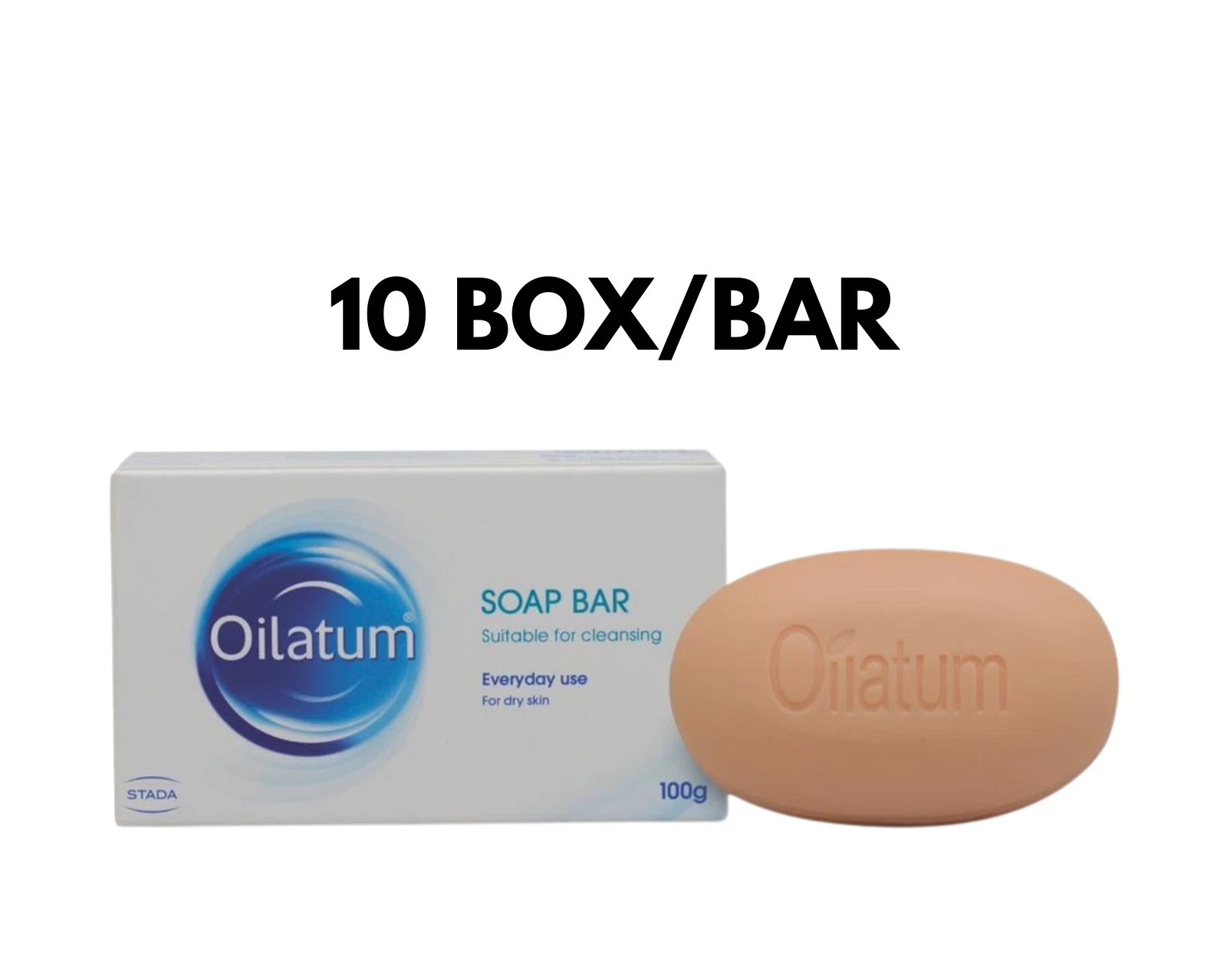 10 Boxes of OILATUM Bar SOAP For Dry Skin 100g Gently Cleanses Moisturizes