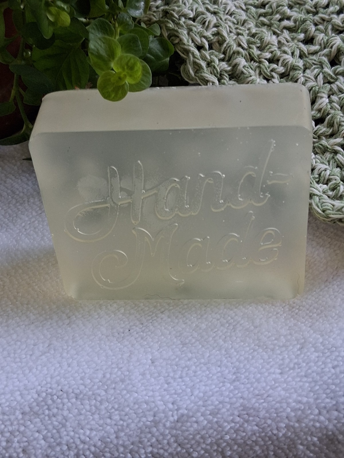 OLIVE OIL & ALOE VERA HANDMADE BODY SOAP UNSCENTED, NO COLOR ADDED