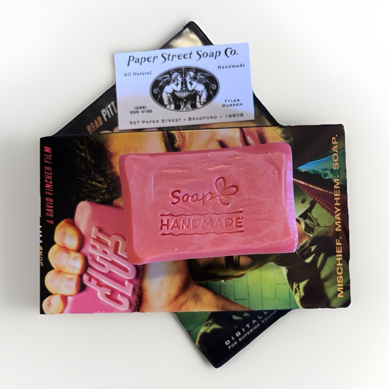 FIGHT CLUB SOAP BAR – AUTHENTIC – HAND MADE SOAP VEGAN GLUTEN CRUELTY FREE
