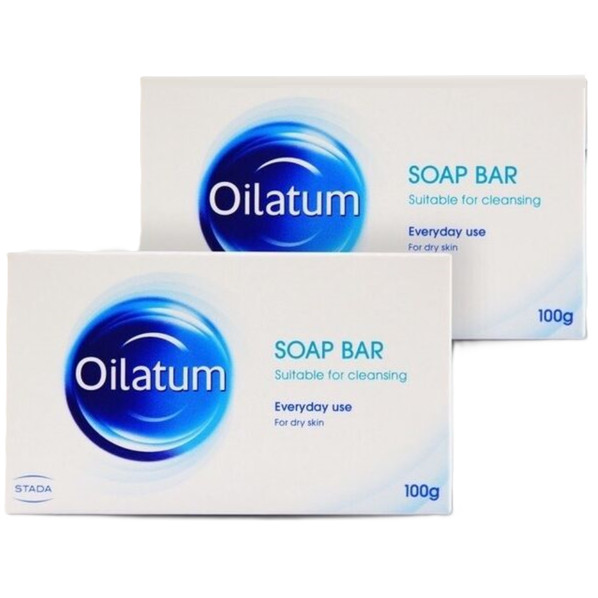 Oilatum Soap Bar 100g Gentle Moisturizing Cleanser Dry Sensitive Skin Care