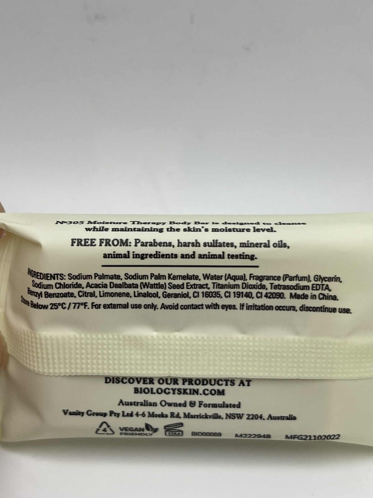 50 pack Biology No 305 Travel Hotel Soap Bar 1oz/30g Exfoliating
