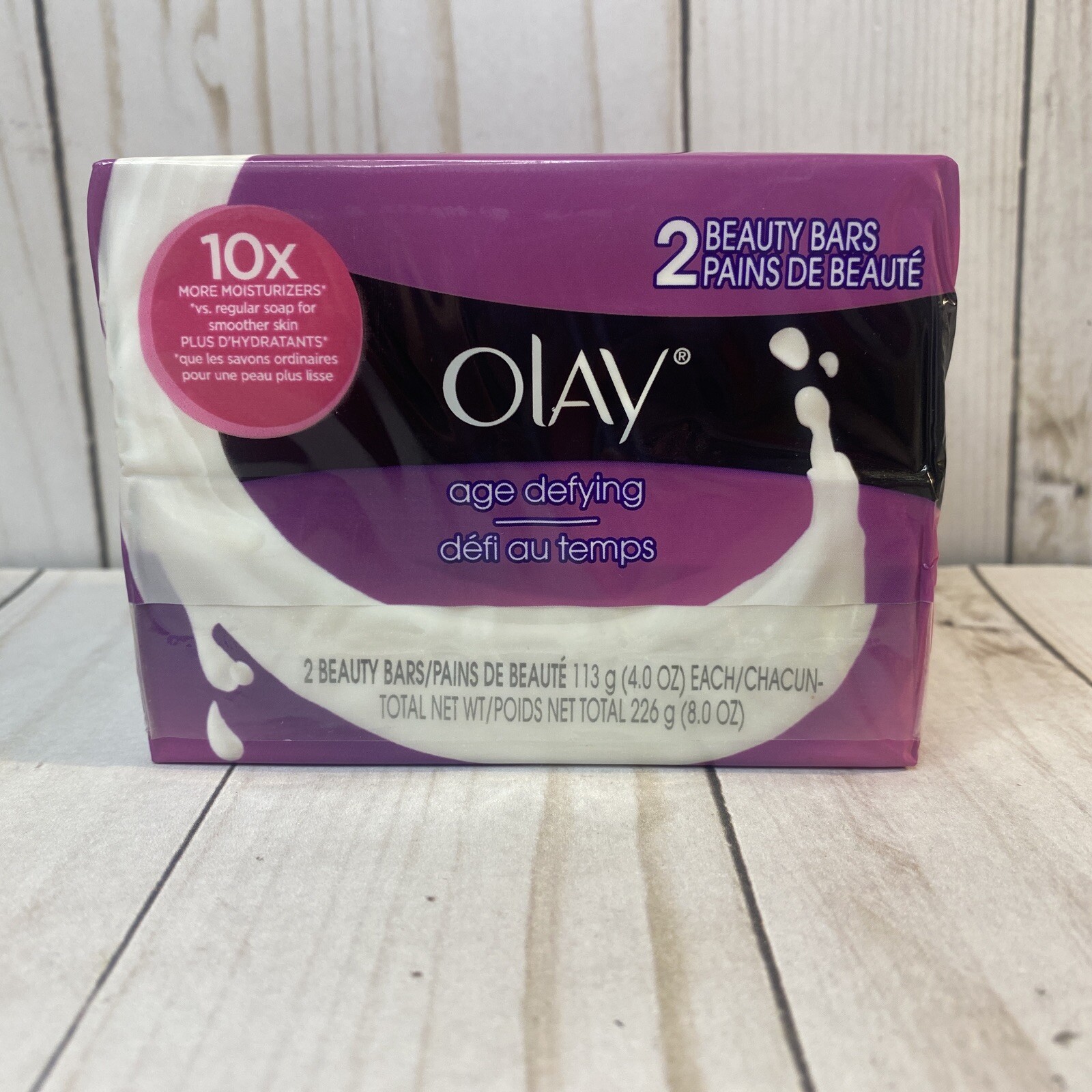 Olay Age Defying Bar Soap – 2 Pack OLD FORMULA 10x More Moisturizers