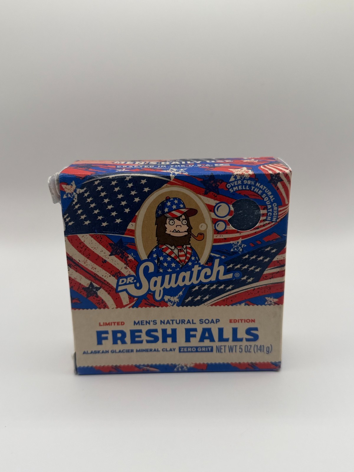 Dr Squatch 4th of July Bundle Freedom Fresh Fresh Falls Soap Body Wash Deodorant