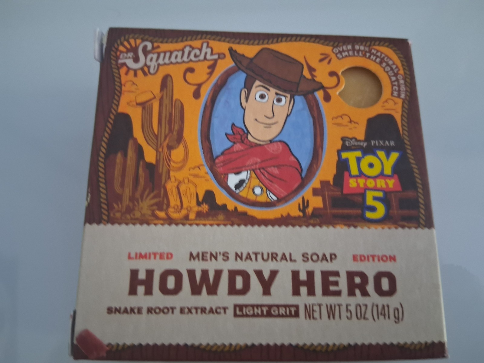 Limited Edition Toy Story 5 Dr Squatch Howdy Hero Body Soap – 5.0 OZ (New)