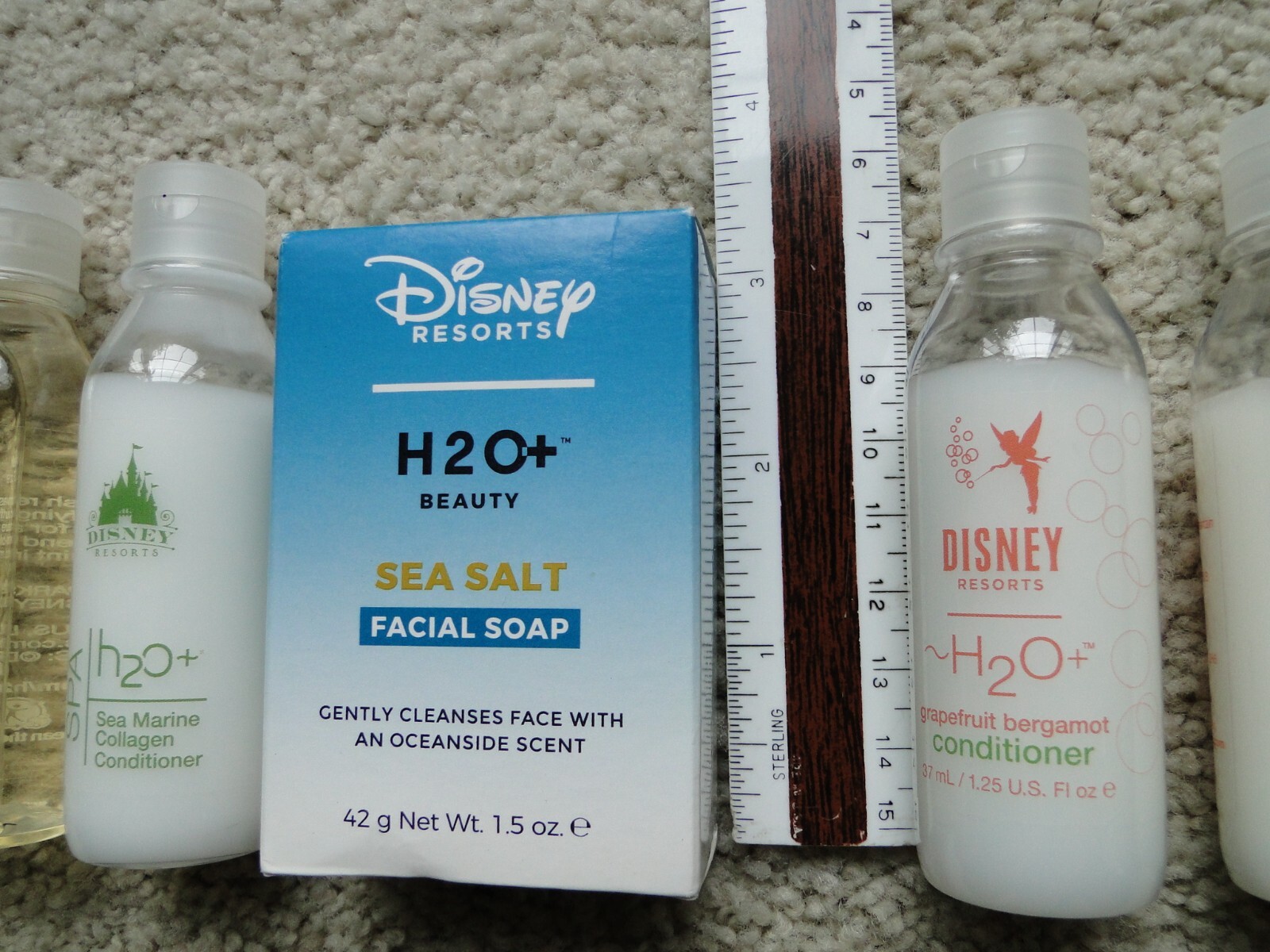 Disney Resorts (2) H20+ SPA Body Wash (3) Conditioner (1) Sea Salt Facial Soap