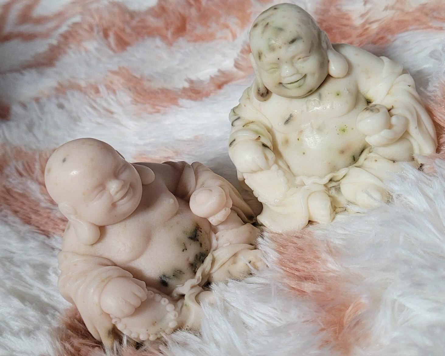 Lavender Soap, Buddha Set, White & Baby Pink