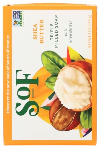 French Milled Shea Butter Bar Soap 6oz Luxurious Cleansing Experience