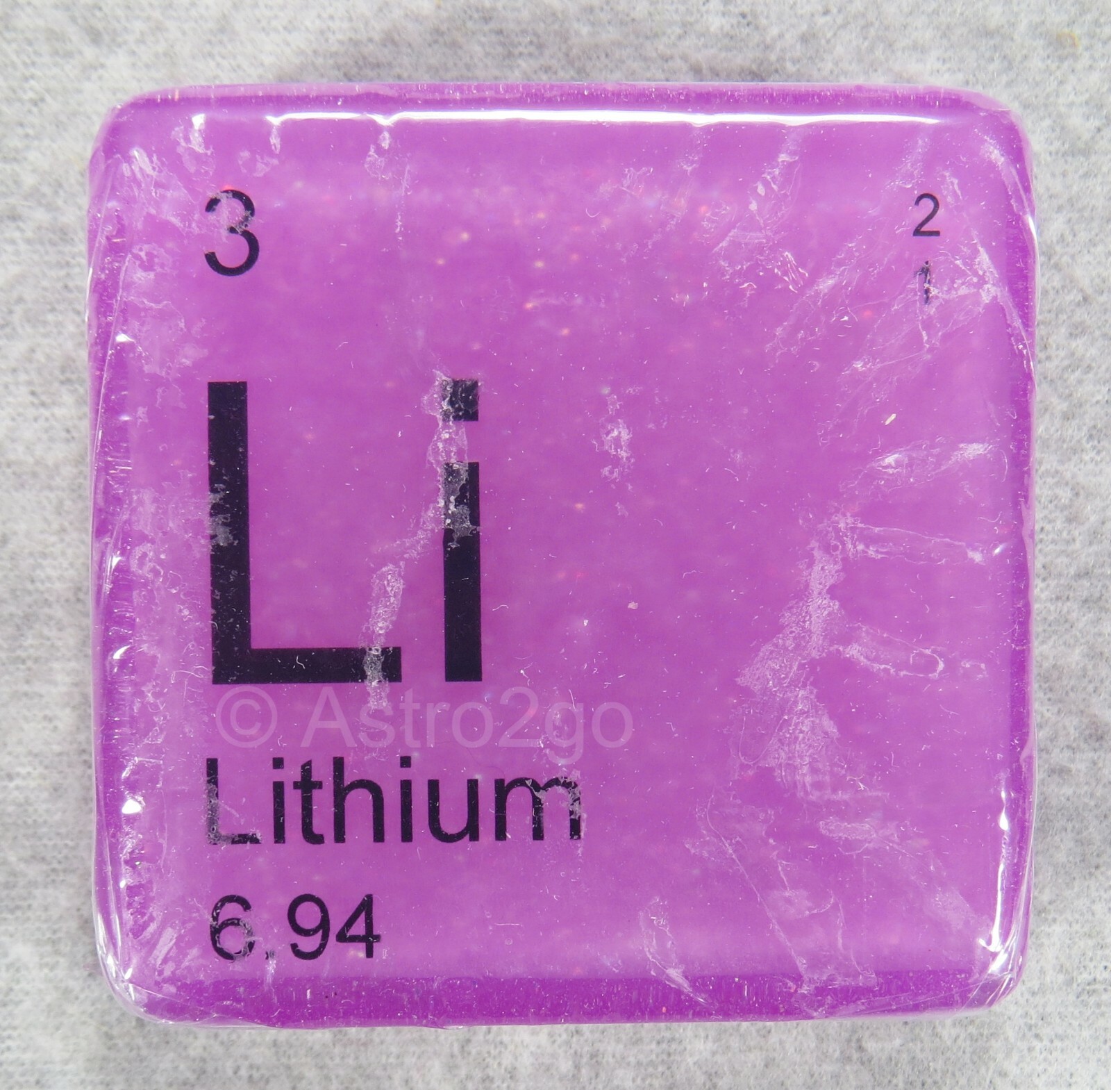 PERIODIC TABLE ELEMENT “Li” LITHIUM NOVELTY HAND BATH SOAP-4 oz JUST BUBBLY NEW!